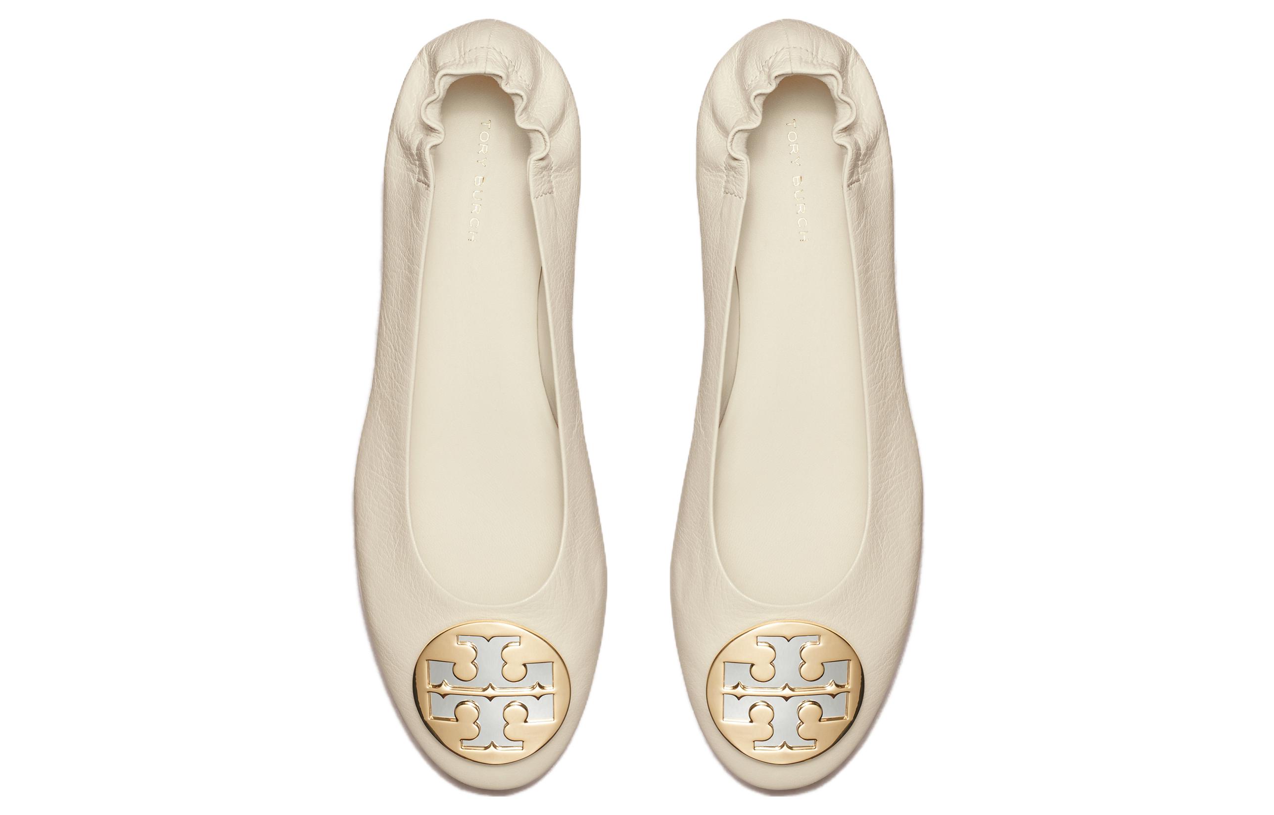Shop (Women) TORY BURCH Leather Slip-On Low Top 'White' 146119-104