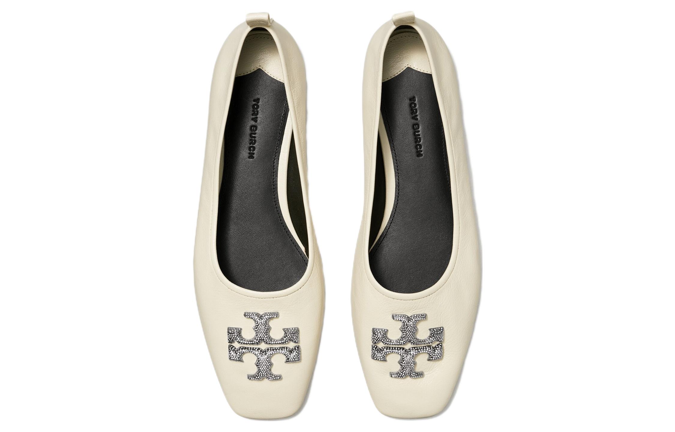 (W) TORY BURCH Leather Slip-On Sneaker 'White' 圖 4