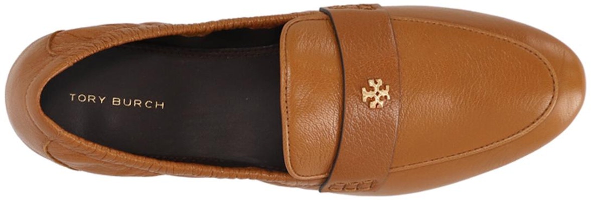 TORY BURCH 皮革 低幫套腳 女士休閒單鞋 女款 棕色 Lookbook TORY BURCH 皮革 低幫套腳 女士休閒單鞋 女款 棕色