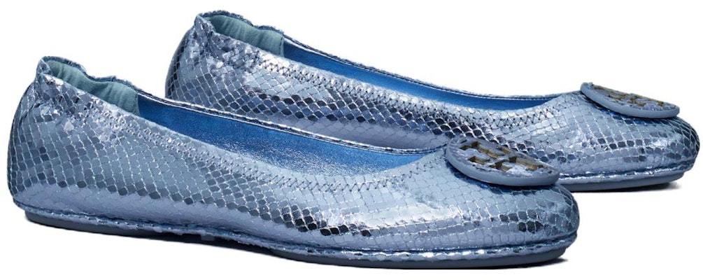 (Women) TORY BURCH Leather Slip-On Round Toe 'Blue' 148431-300 Order (Women) TORY BURCH Leather Slip-On Round Toe 'Blue' 148431-300