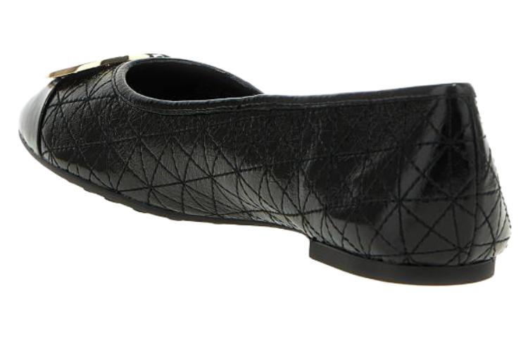 Order (W) TORY BURCH Sepatu Kulit Hitam 'Nyaman dan Kasual' 150824-001