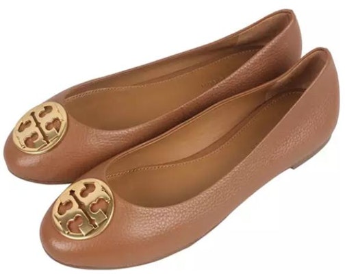 (W) TORY BURCH Zapatillas de Cuero 'Marrón Moda y Comodidad' 143666-200 Shop (W) TORY BURCH Zapatillas de Cuero 'Marrón Moda y Comodidad' 143666-200