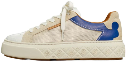 (Women) TORY BURCH Leather Sneaker 'Cream White' 141752-400 (Women) TORY BURCH Leather Sneaker 'Cream White' 141752-400