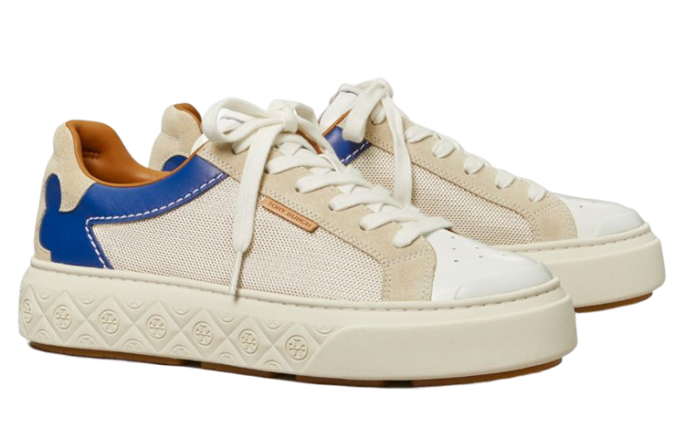 (W) TORY BURCH Leather Sneaker 'Cream White' 圖 2