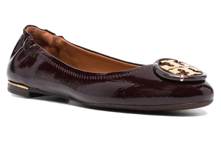 (W) TORY BURCH Leather Sneaker 'Deep Red' 圖 2