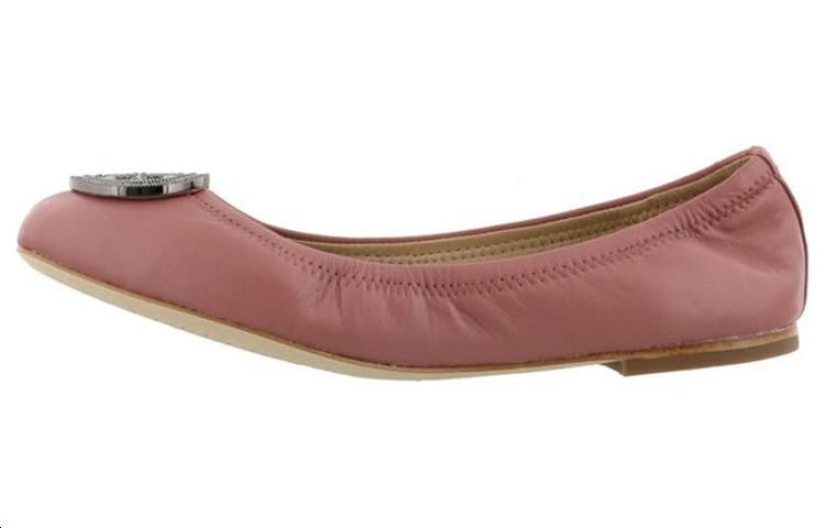 (W) TORY BURCH Leather Sneaker 'Simple Pink Fashion'