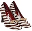 Order (Women) TORY BURCH Leather Square-Toe Slip-On Block Heel 'Brown & White' 152746960960
