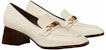 (W) TORY BURCH Kasut Kulit Tan 'Logo Clasp Block Heel' 134951-104
