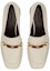 Shop (W) TORY BURCH Kasut Kulit Tan 'Logo Clasp Block Heel' 134951-104