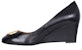 (Women) TORY BURCH Leather Wedge 'Simplified Fashion Black' 45899-006