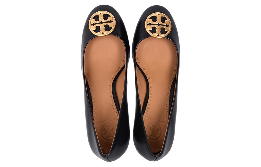 Lookbook (W) 토리버치 가죽 웨지 샌들 (블랙) 45899-006