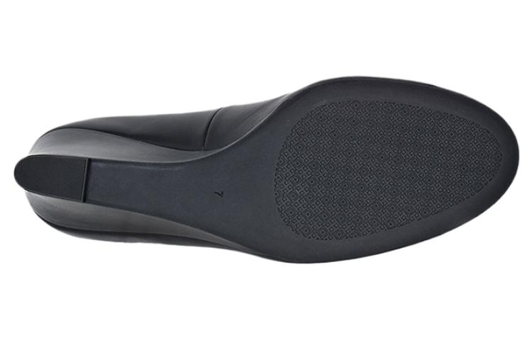 Shop (W) 토리버치 가죽 웨지 샌들 (블랙) 45899-006