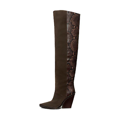 (W) TORY BURCH Lila High Heel Boot 'Coffee'