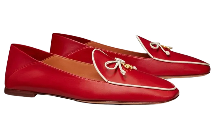 (W) TORY BURCH Loafer 'Red Fashion Casual' 圖 2