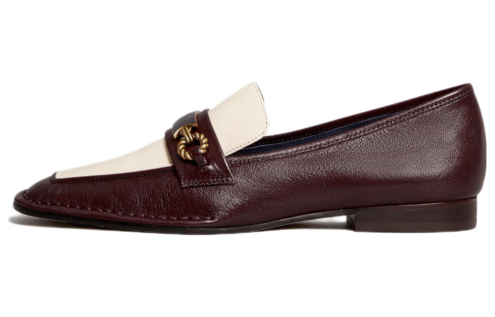 (Women) TORY BURCH Loafer Low 'Brown White' 137799-501