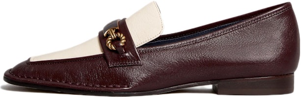 (Women) TORY BURCH Loafer Low 'Brown White' 137799-501 (Women) TORY BURCH Loafer Low 'Brown White' 137799-501
