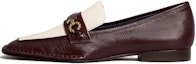 Buy (W) TORY BURCH Loafer Rendah 'Coklat Putih' 137799-501