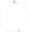 Shop (Women) Tory Burch Logo Design Crystal Glass Brass Necklace Gold for Women. 157225-783