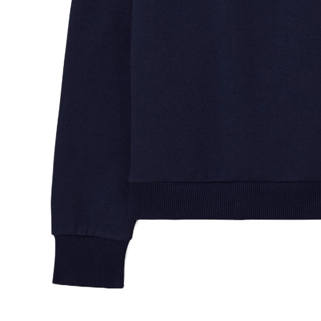 Sizing (W) TORY BURCH Logo Bordir Crewneck Navy Blue Sweatshirt Wanita. 146188-405