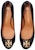 (W) TORY BURCH Kasut Tumit Tinggi Kulit Logo 'Hitam' 78776-006