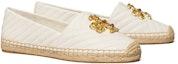 Lookbook (W) TORY BURCH Logo Espadrille Berbulu Lembut 'Putih' 82454-104
