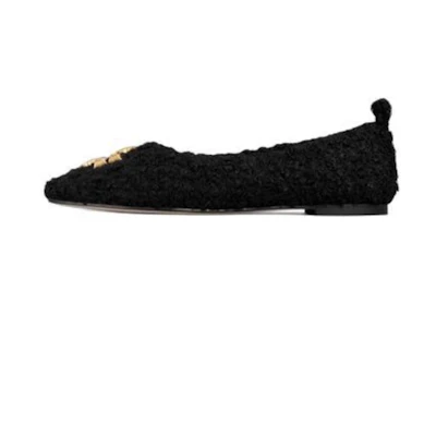 (W) TORY BURCH Low-Top Slip-On 'Black Fashion'