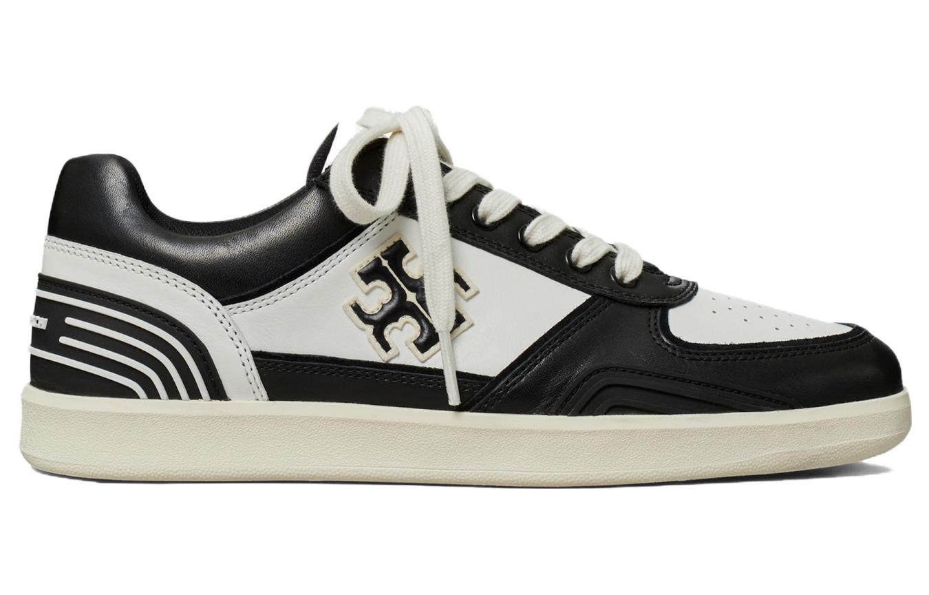 Order TORY BURCH 牛皮革 時尚舒適 低筒 平底鞋 女式 黑白色