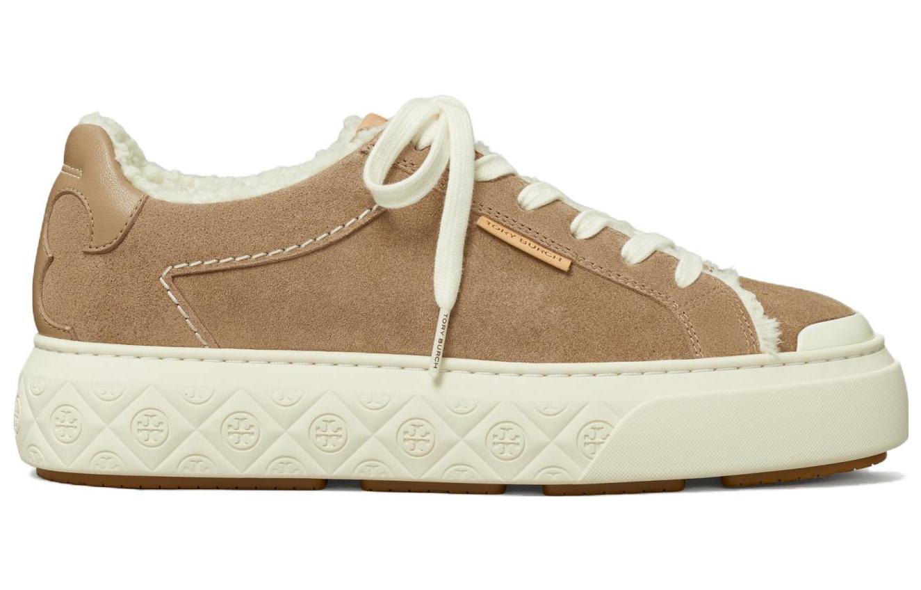 (W) TORY BURCH Low-Top Sneaker 'Ladybug Brown Leather' 圖 2