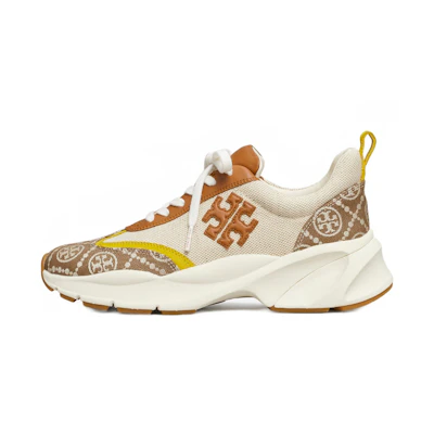 (W) TORY BURCH Low-Top Sneaker 'White Yellow'