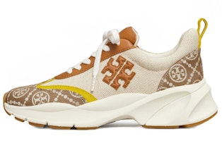 (Women) TORY BURCH Low-Top Sneaker 'White Yellow' 136861-201 (Women) TORY BURCH Low-Top Sneaker 'White Yellow' 136861-201