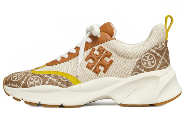 (W) TORY BURCH Lage Sneakers ''Wit Geel'' 136861-201 Buy (W) TORY BURCH Lage Sneakers ''Wit Geel'' 136861-201
