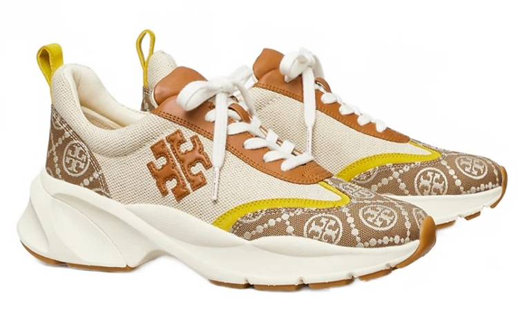 Order (W) TORY BURCH Lage Sneakers ''Wit Geel'' 136861-201