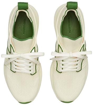 (W) TORY BURCH Low-Top Lace-Up Sneaker 'Ivory White' Kasut Putih Gading 136629-108 Lookbook (W) TORY BURCH Low-Top Lace-Up Sneaker 'Ivory White' Kasut Putih Gading 136629-108