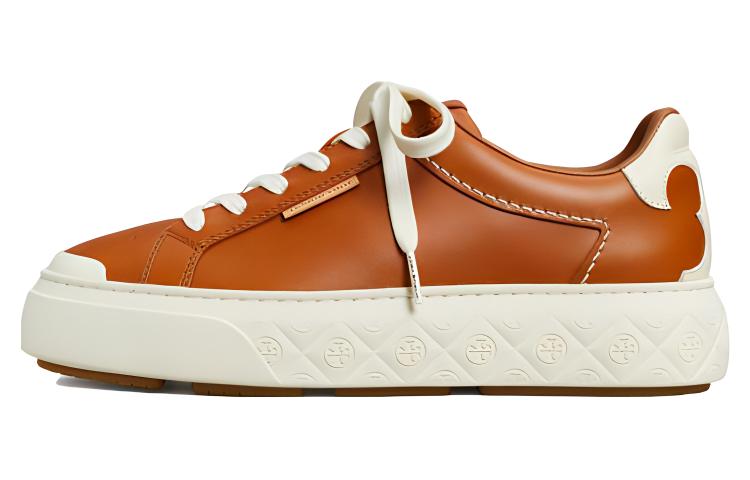 (W) TORY BURCH Low Top Sneaker 'Ladybug Brown Leather'