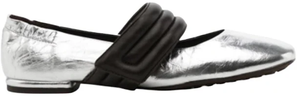 Order (W) TORY BURCH Mary Jane Ballet Flat 'Silver' Kasut Balet Perak 141200-100