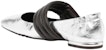 (Women) TORY BURCH Mary Jane Ballet Flat 'Silver' 141200-100