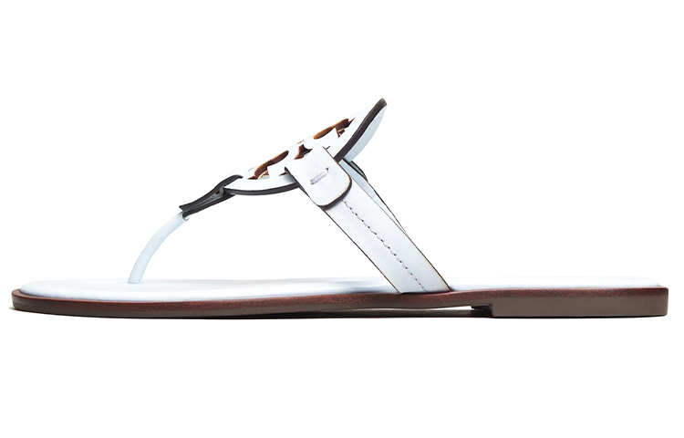 (W) TORY BURCH Miller 'Laser-Cut Logo Spring Blue'