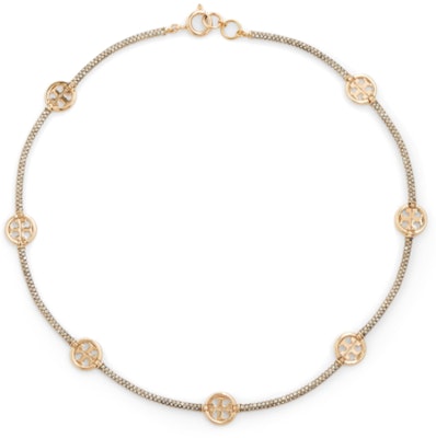 (Women) Tory Burch Miller Double T Logo Necklace for Women in Gold. 141136-783 Buy (Women) Tory Burch Miller Double T Logo Necklace for Women in Gold. 141136-783