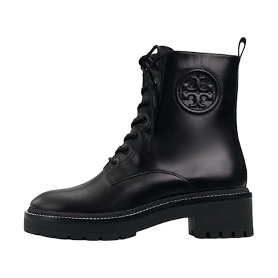 (W) TORY BURCH Miller Leather Strap Bootie 'Black'