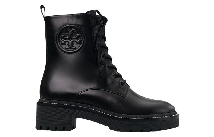 (W) TORY BURCH Miller Leather Strap Bootie 'Black' 圖 2