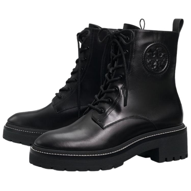 (W) TORY BURCH Miller Leather Strap Bootie 'Black' 圖 3