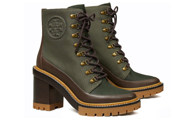 Lookbook (W) 토리버치 밀러 러그솔 가죽 그린 (Tory Burch Miller Lug-sole Leather Green) 85311-200