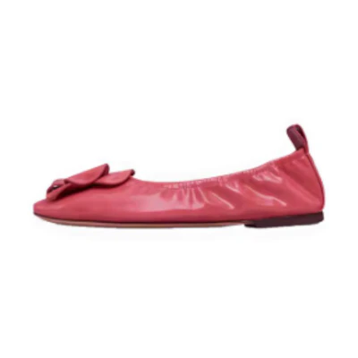(W) TORY BURCH Minnie 'Berry Red'