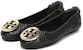 (W) TORY BURCH Minnie 'Logo Emas Hitam' 50736-002
