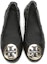 Shop (W) TORY BURCH Minnie 'Logo Emas Hitam' 50736-002