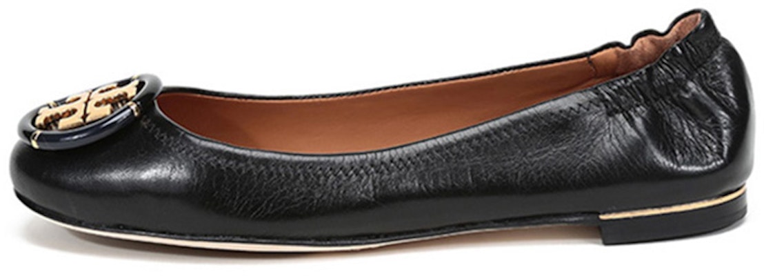 (Women) TORY BURCH Minnie 'Black Logo' 74062-006 Buy (Women) TORY BURCH Minnie 'Black Logo' 74062-006
