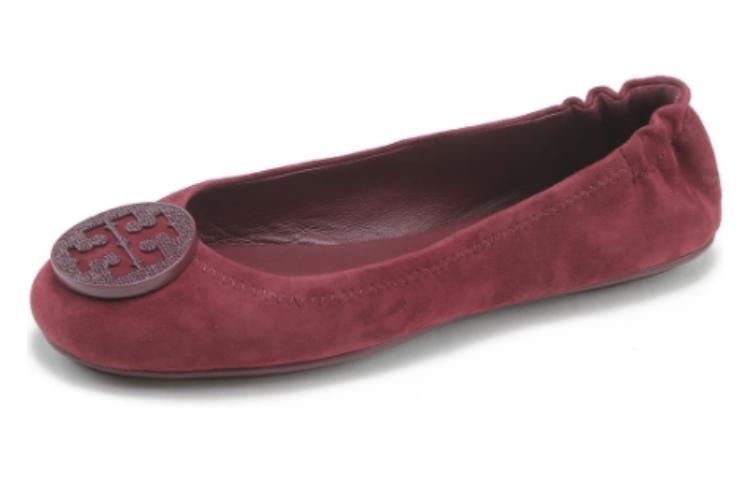 (W) TORY BURCH Minnie 'Burgundy'