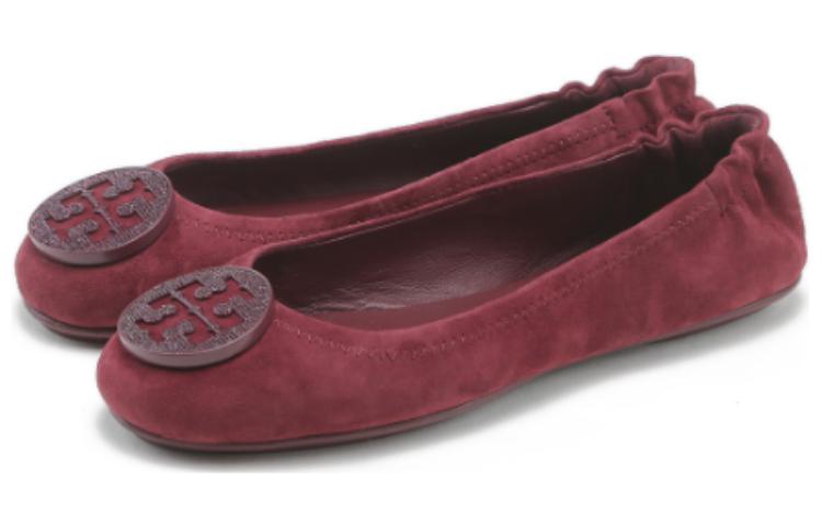 (W) TORY BURCH Minnie 'Burgundy' 圖 2