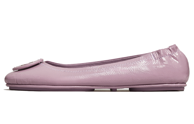 (W) TORY BURCH Minnie 'Lilac Patent Travel Ballet Flat'