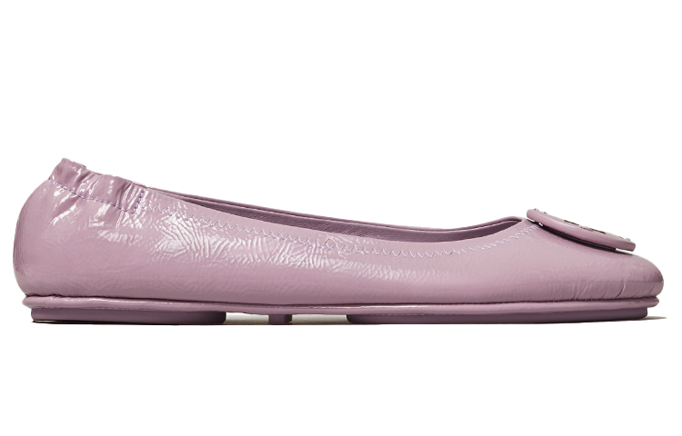 (W) TORY BURCH Minnie 'Lilac Patent Travel Ballet Flat' 圖 2